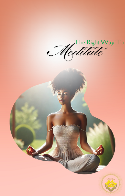 Cover of ‘The Right Way to Meditate’ eBook.