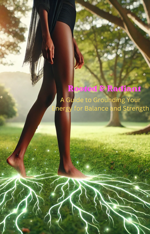 Cover of ‘Rooted & Radiant’ eBook: A guide to grounding energy for balance and strength